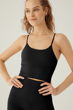 Load image into Gallery viewer, Seamless Cami Bra Black
