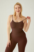 Load image into Gallery viewer, Seamless Cami Bra Brown
