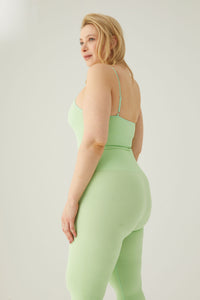 Seamless Cami Bra Pistachio