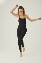 Load image into Gallery viewer, Seamless leggings with wide waistband Black
