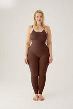 Load image into Gallery viewer, Seamless leggings with wide waistband Brown
